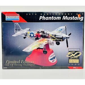 Monogram Motorized Phantom Mustang 1:32 Plastic Model Kit 0067 New Open Box